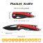Outdoor Folding Knife Aluminum Alloy Handle Pocket Knife Jungle Survival Self-defense Portable self-defense Knife