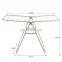 Balcony thickening floor hanger dormitory storage lengthened stainless steel folding clothes hanger