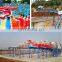 Best price red slide dragon kids train children game  mini amusement rides for sale