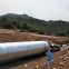 Corrugated metal pipe two plates assembled galvanized steel culvert