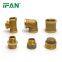 IFAN Factory Supply Water Tube Plumbing Fitting Copper Plug Brass Pipe Fittings Copper Female Thread Brass Fitting