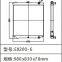 radiator Construction Machinery Parts EX200-1 EX200-2 EX200-3 EX200-5 EX200-6 Water Radiator For Hitachi Hydraulic Excavator