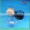 Loose powder jar with sponge applicator and mirror