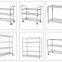 Heavy Duty Wire Shelf, Wire Shelving Freestanding Green Coated Heavy Duty Durable Steel Wire Rack Shelving