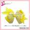Cute japanese hair accessories ribbon bow metal clip bow tie for ladies