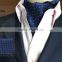 Gold Paisley Floral Silk Jacquard Scarves Scarf Ties Woven Party Shirt Dress Ascot Cravat