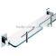 Sanitary Ware Wall Hanging Solid Brass Glass Shelf