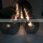 infinity light glass globe cone tealight candle holder