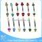 16 Gauge Rainbow Acrylic Cones Eyebrow Ring Piercing Wholesale