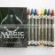 8 colors non toxic wax crayon with promotion packing & magic crayon