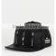 Funny nails decoration faux leather plain snapback cap