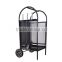 Log Carrying and Storage Cart trolly Steel/Metal firewood storage rack with wheels