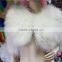 Hollywood Nostalgic Glamour Soft White Marabou Feather Shawl Coat