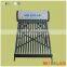 evacuated 10 tubes solar water heater solar system