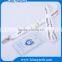Custom clear waterproof soft plastic name punch vertical badge id card holder