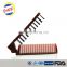 Hotel plastic comb/plastic wide tooth hair comb with plstic bags