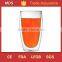 Creative double wall glass cup 8oz with double bottom