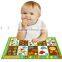 High quality eco-friendly plastic table topper stick on table placemat for kids