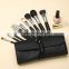 Hot sale good travel new style promotion portable synthetic hair natural professional make up brush set