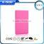 Ultra slim 4000mah power bank credit card with built-in usb cable