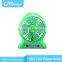 Plastic novelty hand usb mini fan with LED light for promotion