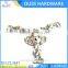 CL3847 metal shoe decorations shoe flower buckle moveable boot clips shoe rack accessories