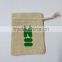 ODM one side string Linen Small Drawstring Jewelry Pouch Bags for Make up Accessory