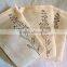 Printed Muslin bag , Drawstring bag , Macrame Drawstring bag