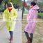 one time use pe rain poncho