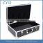 Professional Potable Aluminum Tool Box Black Cases With Custom Foam ZYD-HZMsc019