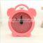 Candy color silicone alarm clock