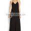 Alibaba Garment Lace Halter Black Maxi Dresses Fashion Design