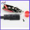 Red head Car cigarette lighter plug to DC5.5*2.1 with dc power cable