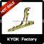 KYOK golden black decor adjustable curtain rod accessories,16/19/22mm metal side curtain bracket,best price curtain rod bracket