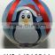 China Wholesale 2015 New Design Penguin Design Plastic Decoration Custom Printing Shatterproof Hanging Christmas Ball