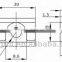 T slot nut with spring leaf for Aluminum profile slot 10