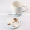 Hand painted 3D cute animal cup, Ceramic coffee mug with cover