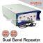 Hot dual band repeater 900/2100 frequency 890~915/935~960 1920~1980/2110~2170MHz output power 33dBm~43dBm signal repeater 2w~10w