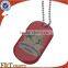 oval engraved sublimation dog tag with black silicone rubber ring for man