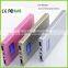 2015 innovative hot new product metal LCD display power bank 6500mah phone charger rohs battery dual ports
