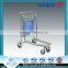 Professional 4 wheel folding stainless steel airport trolley
