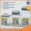 Set of 3 high quality glass storage bottle with decal