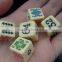 plastic16mm Poker Dice Set,10 sides custom color dice