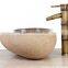 Natural hotel bathroom cobblestone vanity tops