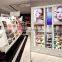 shopping mall lighting cosmetic display cabinet and showcase