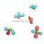chunky matte montee shawl resin beads candy pastel color garment claw sew on oil drop