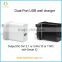 2016 Quick Charge UK Plug 2.1A/3.4A Dua USB Multiple Travel Wall Charger
