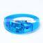 Large Events Massive Dance Festivals Custom Sound Activated Glow Flashing Led Bracelet Wristband