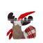 New Styel Custom Made Stuffed Animals Plaid Christmas Deer