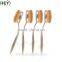 2016 Hot Selling Nylon Handle Rose Gold Toothbrush Foundation Brush